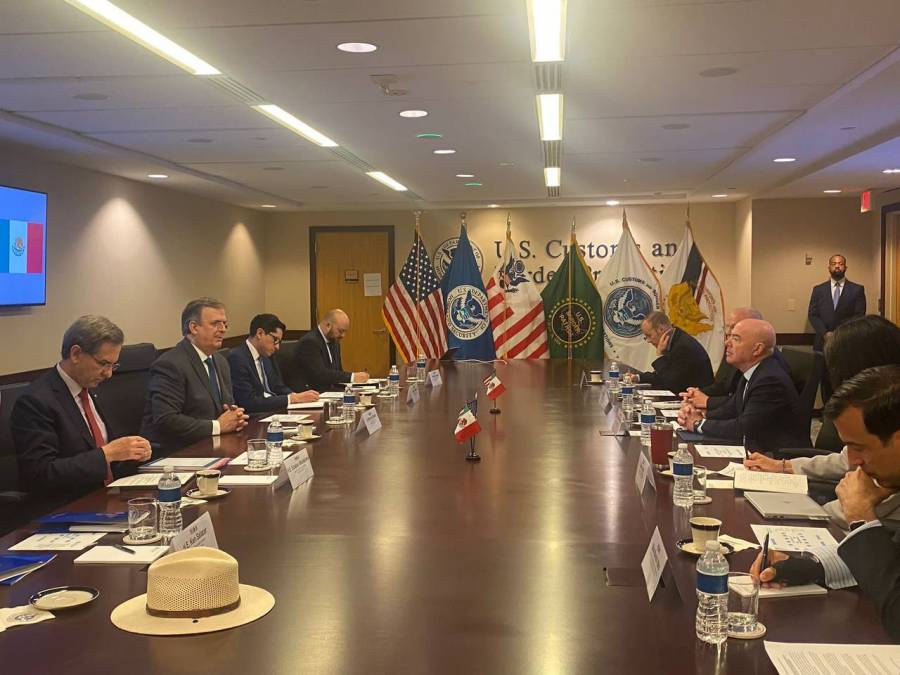 Migración, Centroamérica y trabajo, temas que Ebrard tocó con funcionarios de EEUU