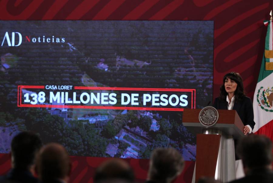 Vilchis exhibe propiedad de Loret de Mola