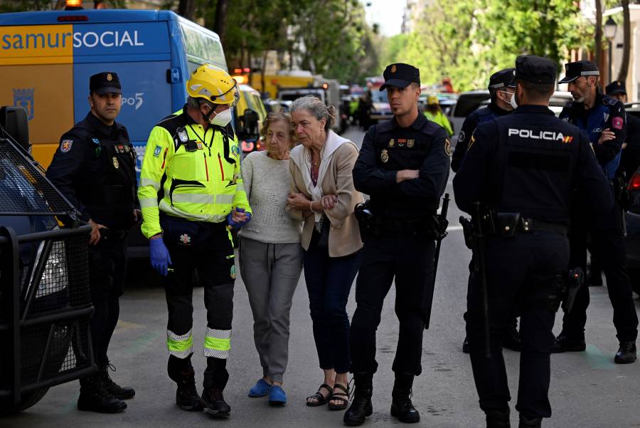 Dos muertos, uno de ellos hondureño, por una explosión en un edificio de Madrid