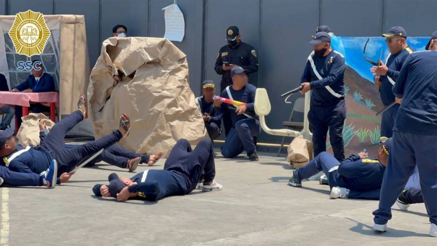 Conmemoran batalla de puebla con representación en “Diamante” de Santa Martha