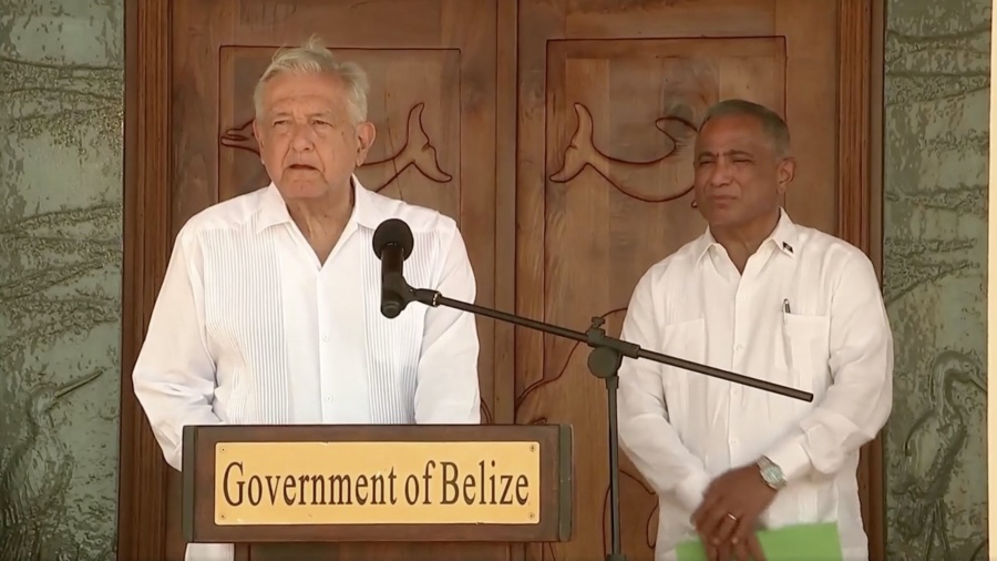 Ya no habrá más aranceles entre México y Belice, anuncia AMLO