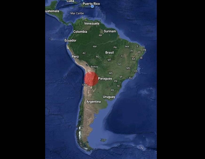 Sismo de 6,8 de magnitud en el norte de Chile sin daños preliminares reportados