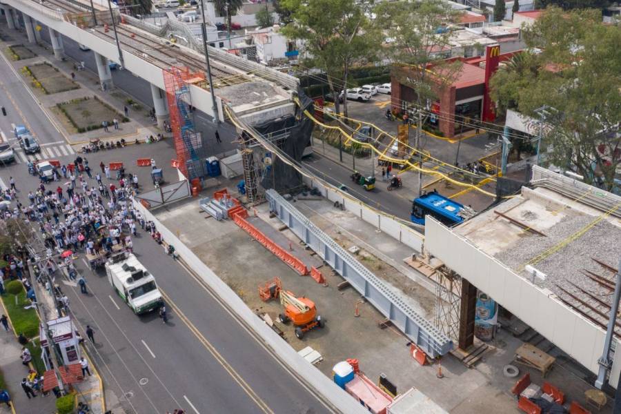 Tramo espejo será demolido para reconstrucción en la Línea 12: Sheinbaum