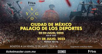 KYGO  Presentado por Flink:  ¡Tras la abrumadora demanda, el productor confirma un segundo show épico en CDMX! @kamy.Rock #Instagram