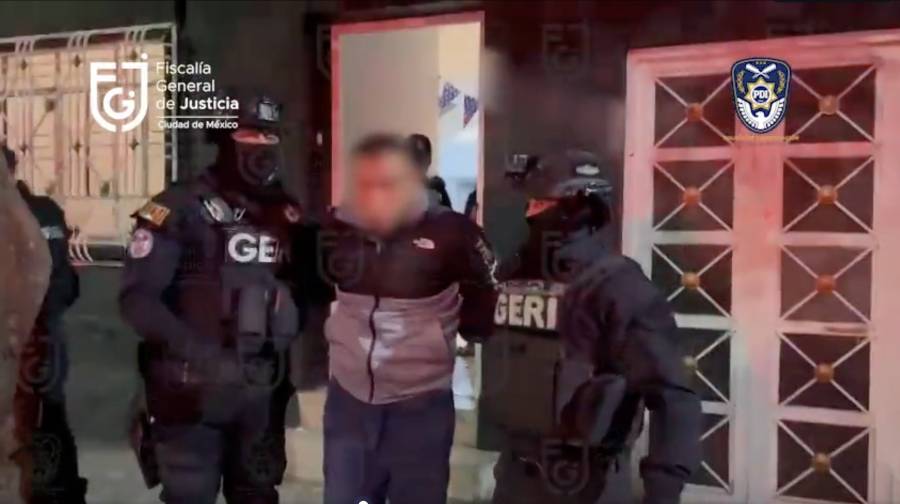 Detienen a presunto líder de La Unión Tepito en la colonia Clavería