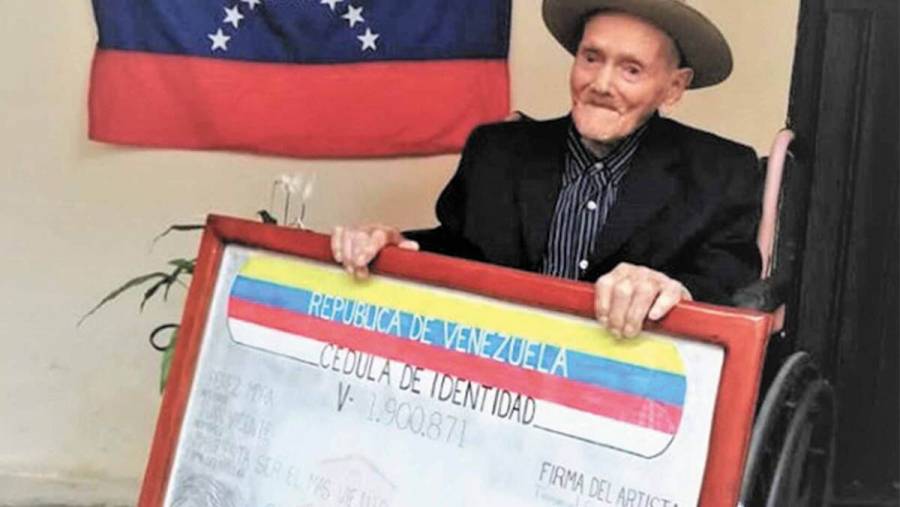 Un venezolano se convierte en el hombre más viejo del mundo con 112 años