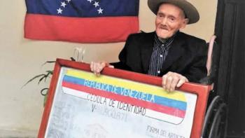 Un venezolano se convierte en el hombre m&aacute;s viejo del mundo con 112 a&ntilde;os