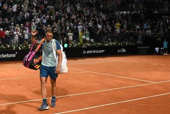 Nadal ya entrena en la central de Roland Garros