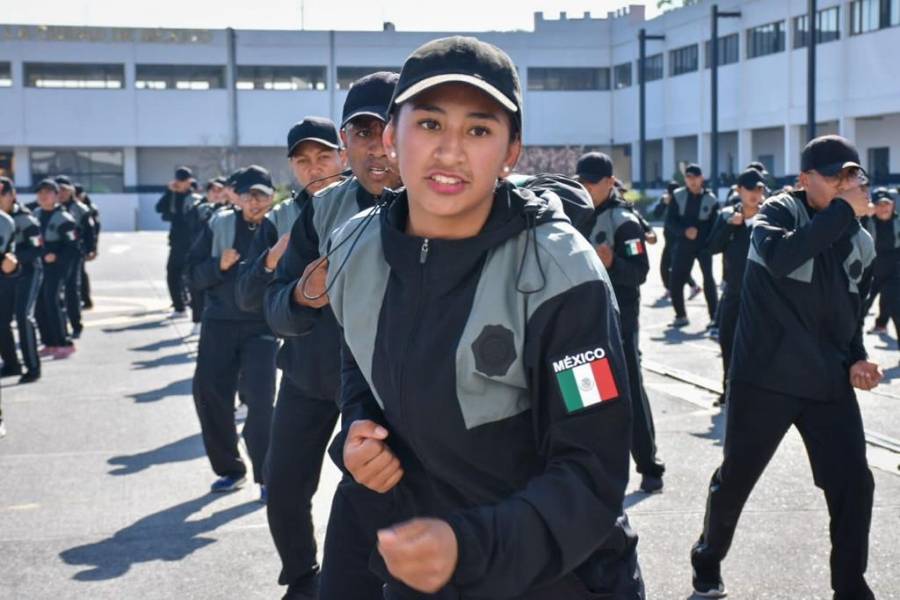 Universidad de la Policía CDMX participa el entrenamiento rumbo a la Clase Masiva de Box