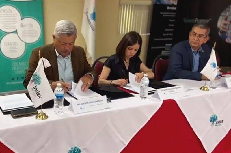 Fonacot firma convenio de difusi&oacute;n con Index y Canacintra de Mexicali