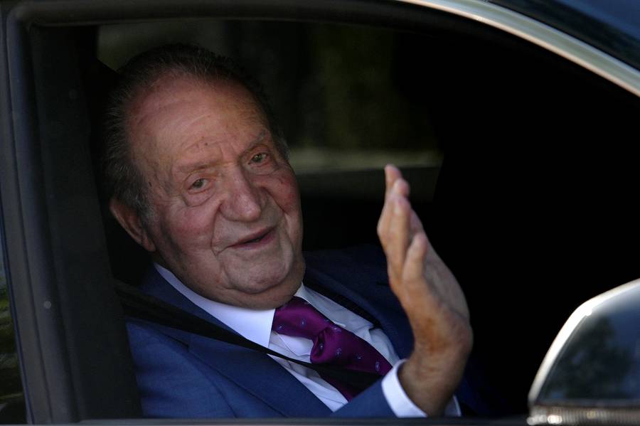 Juan Carlos I se reencontró con Madrid y con su hijo tras casi dos años