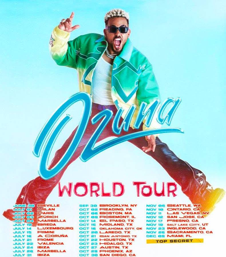 Ozuna anuncia gira por Europa y Estados Unidos