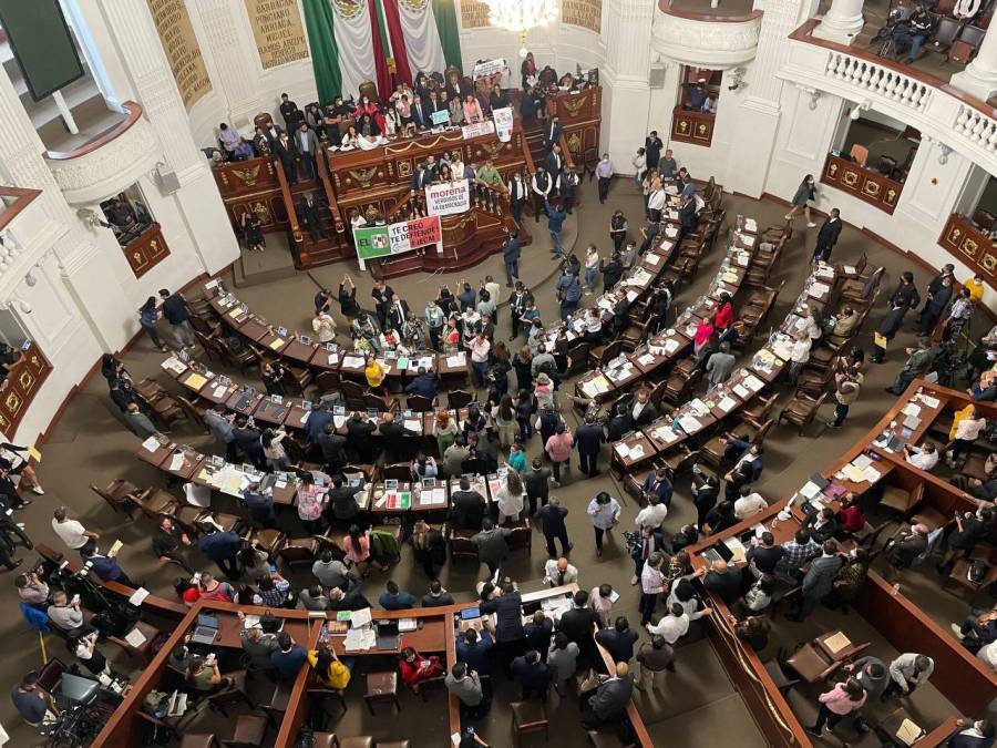 Encontronazo en Congreso capitalino por Reforma Electoral