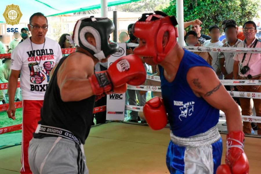 Nuevo gimnasio de boxeo en el centro varonil de Santa Martha Acatitla