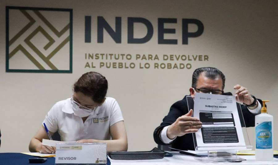 INDEP recauda 29.5 mdp por subastas durante el mes de mayo