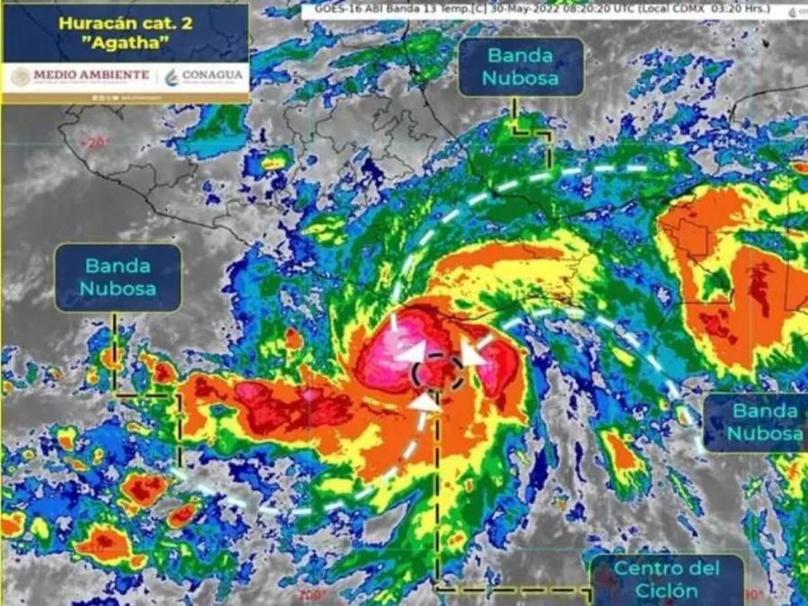 Alerta en Oaxaca: huracán Ágatha impactará en las próximas horas