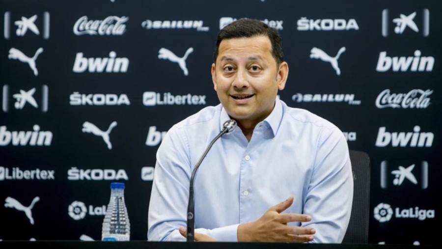 Anil Murthy destituido como presidente del Valencia CF