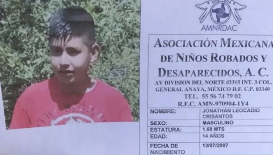 Niño de 14 años desaparece tras ir a la CDMX; viajó desde Naucalpan para comprar una gorra