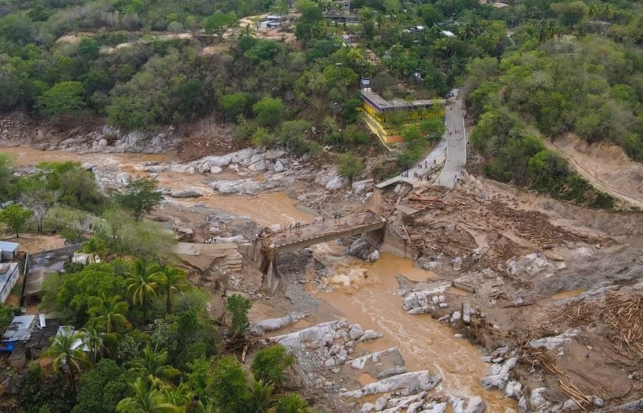 Tras el impacto de Agatha, autoridades de Protección Civil de Oaxaca ya recuperaron nueve cuerpos