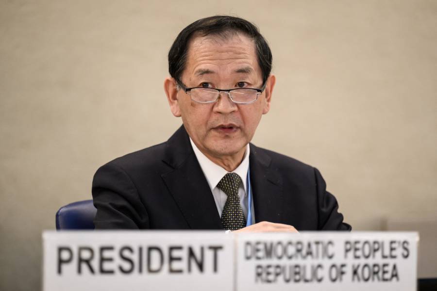 Protestas por la presidencia de turno de Corea del Norte en Conferencia de Desarme