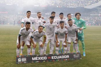 México empata sin goles con Ecuador en amistoso