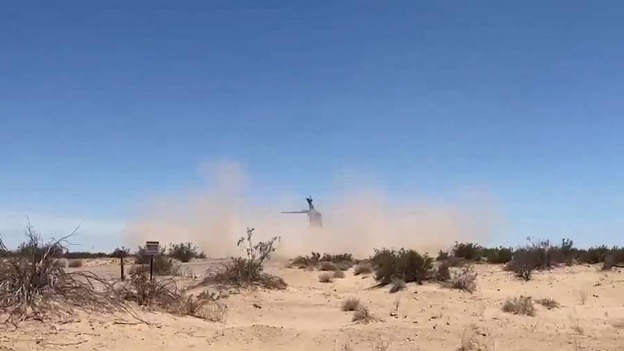 Cinco Marines mueren tras estrellarse avión militar en California