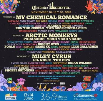 Corona Capital 2022 ¡El festival internacional m&aacute;s importante de M&eacute;xico anuncia el cartel de la edici&oacute;n m&aacute;s grande en la historia!