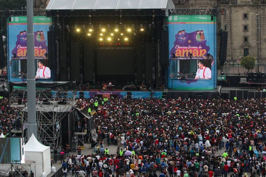 Vienen más conciertos en el Zócalo de la CDMX, anuncia Claudia Sheinbaum