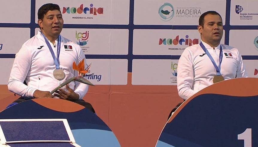 México logra 5 medallas en Mundial de Para Natación Madeira 2022