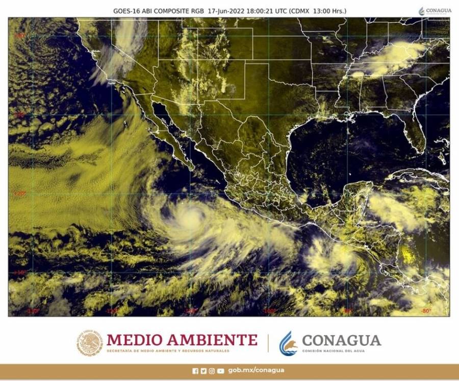 Prepara el paraguas porque se esperan fuertes lluvias en sur de México