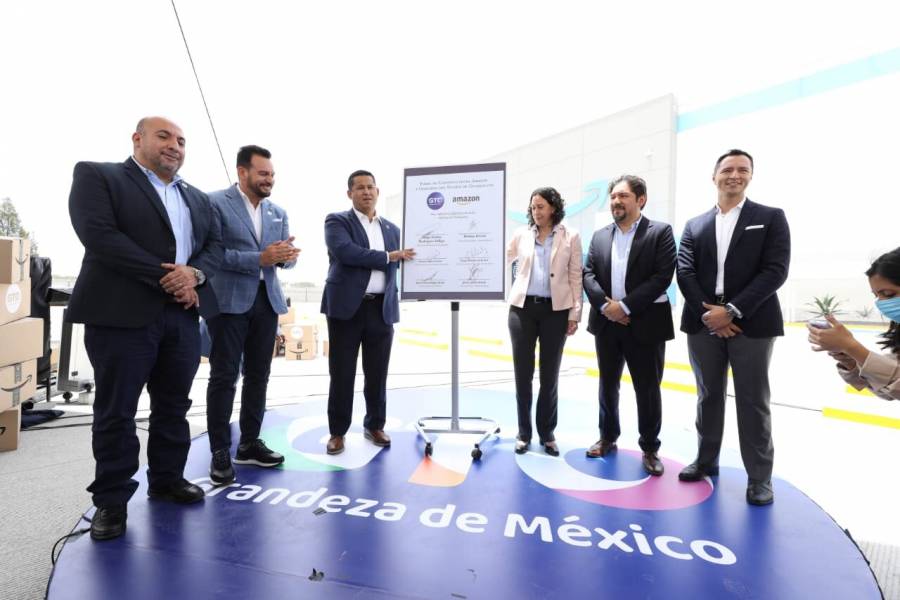 Guanajuato da la bienvenida al Centro de Envío de Amazon