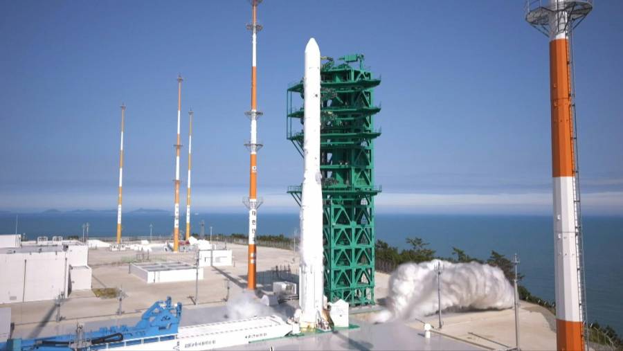 Corea del Sur lanza su cohete Nuri