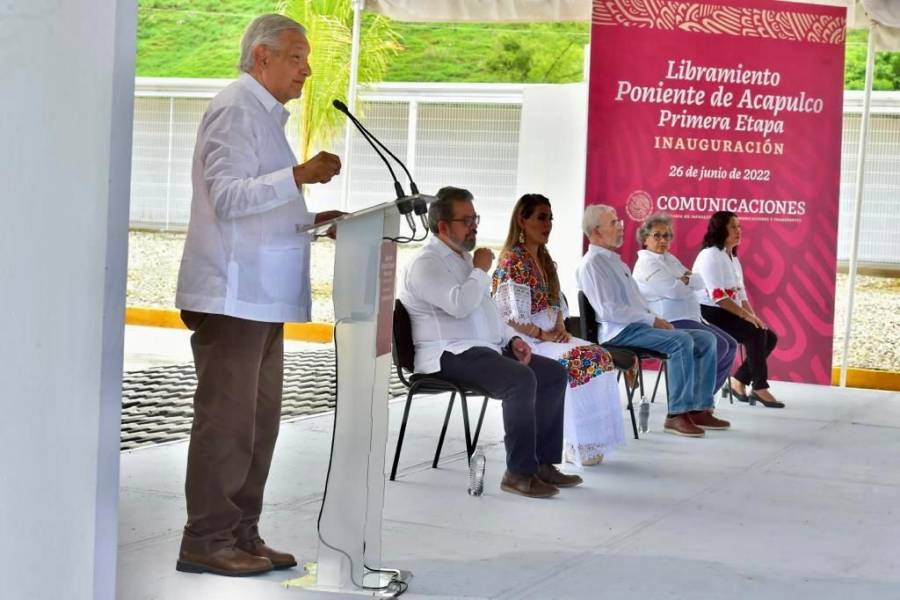 AMLO inaugura Libramiento Poniente de Acapulco, Guerrero