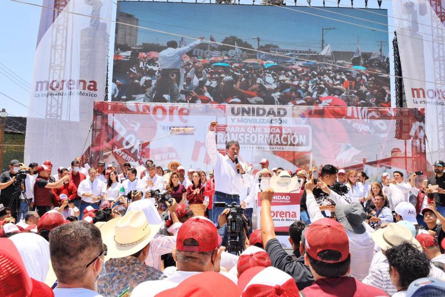 “Corcholatas” de Morena realizan gira por Coahuila; excepto Ebrard por Covid-19