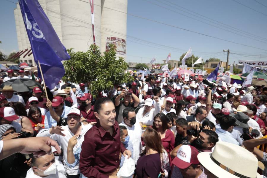 Sheinbaum afirma que “es tiempo de mujeres” en Coahuila