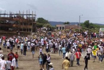 Cuatro muertos y decenas de heridos por desplome de plaza de toros en el sur de Colombia