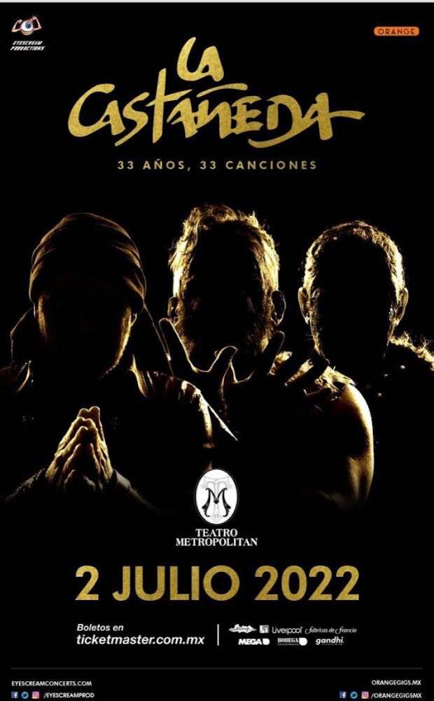 La Casta&ntilde;eda celebrar&aacute; 33 a&ntilde;os de trayectoria art&iacute;stica con un show especial en el  Metrop&oacute;litan