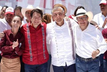 Presidenciables de Morena unieron su fuerza en Coahuila