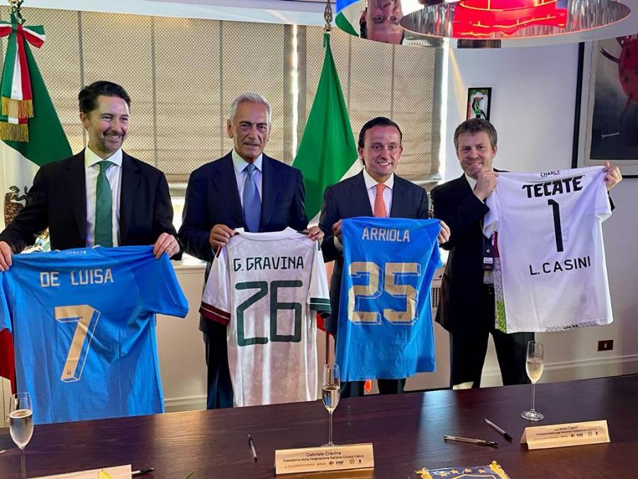 Directivos de futbol mexicano cierran convenio con la Serie A de Italia