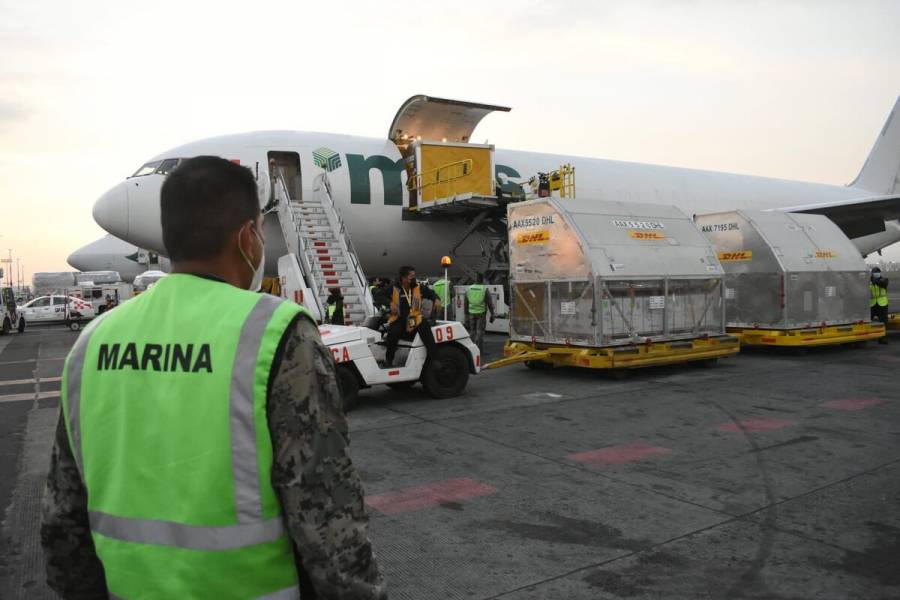 Llega a México cuarto embarque de vacunas pediátricas contra Covid-19