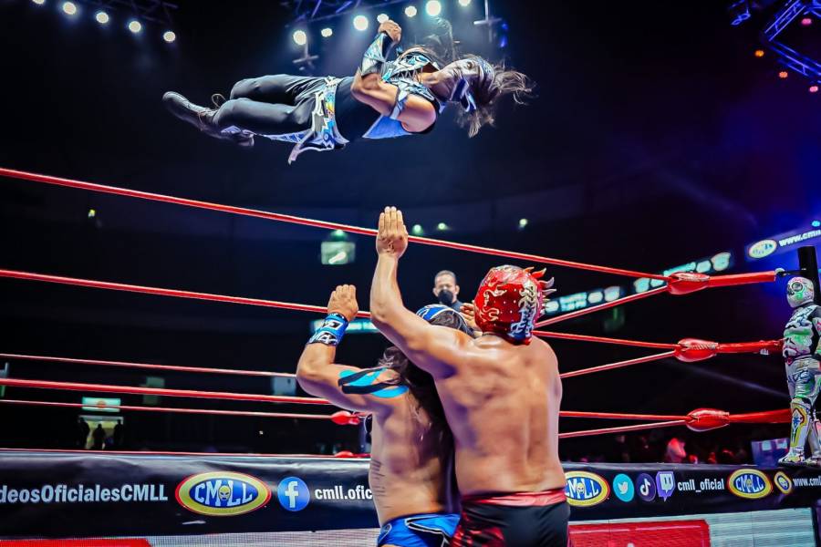 Volador Jr, Titan y Soberano Jr se llevan primera caída al derrotar a Atlantis Jr, Templario y Dragon Rojo