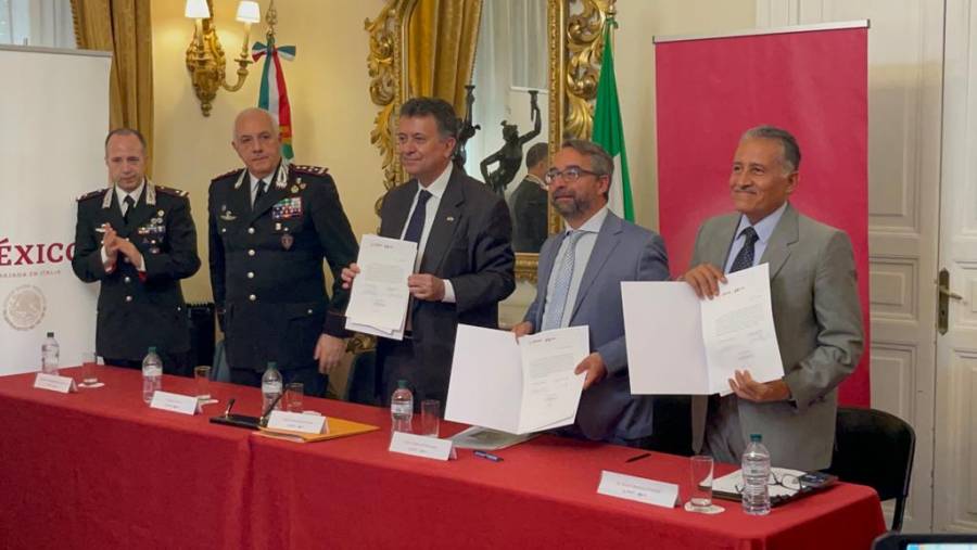 México restituye a Italia archivo histórico de Ettore Ferrari
