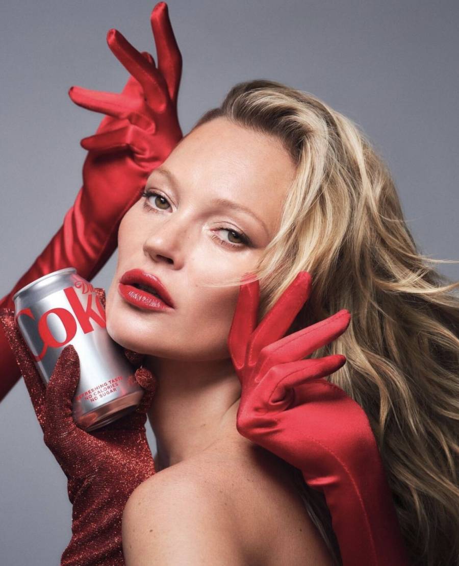 De las pasarelas a la publicidad. Kate Moss es la nueva directora creativa de Coca-Cola Light