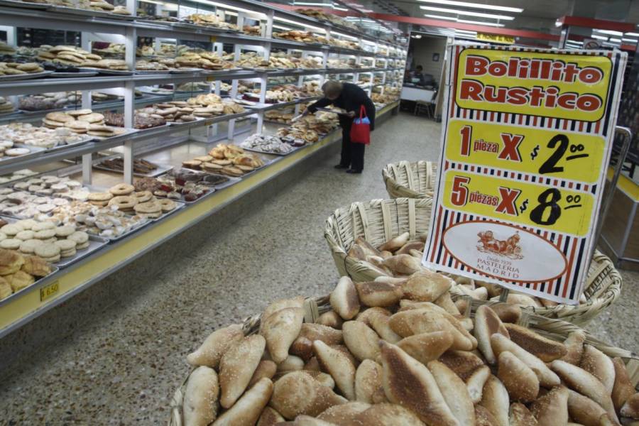 Advierten incremento en los precios del pan dulce y bolillo por inflación