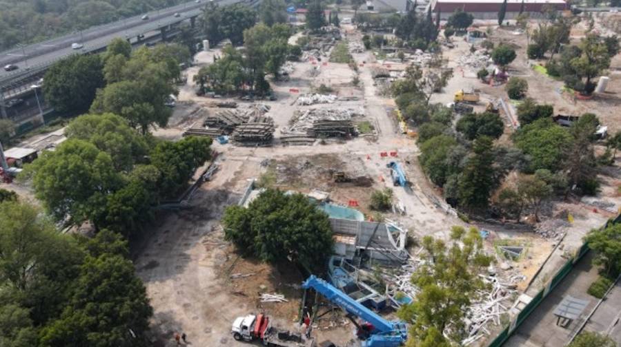 Concluyen tareas de demolición en Aztlán Parque Urbano