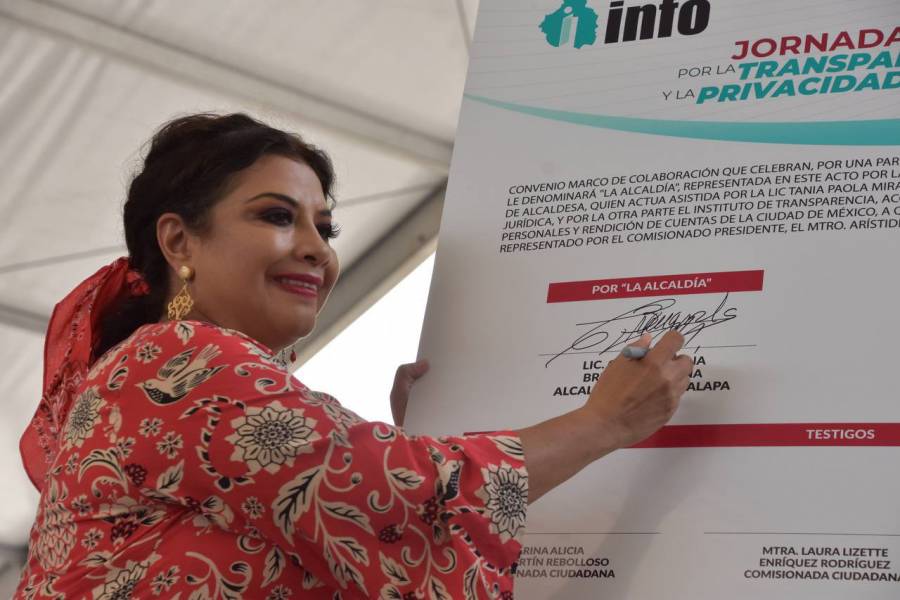 Iztapalapa e INFOCDMX firman convenio para consolidar el acceso a la información