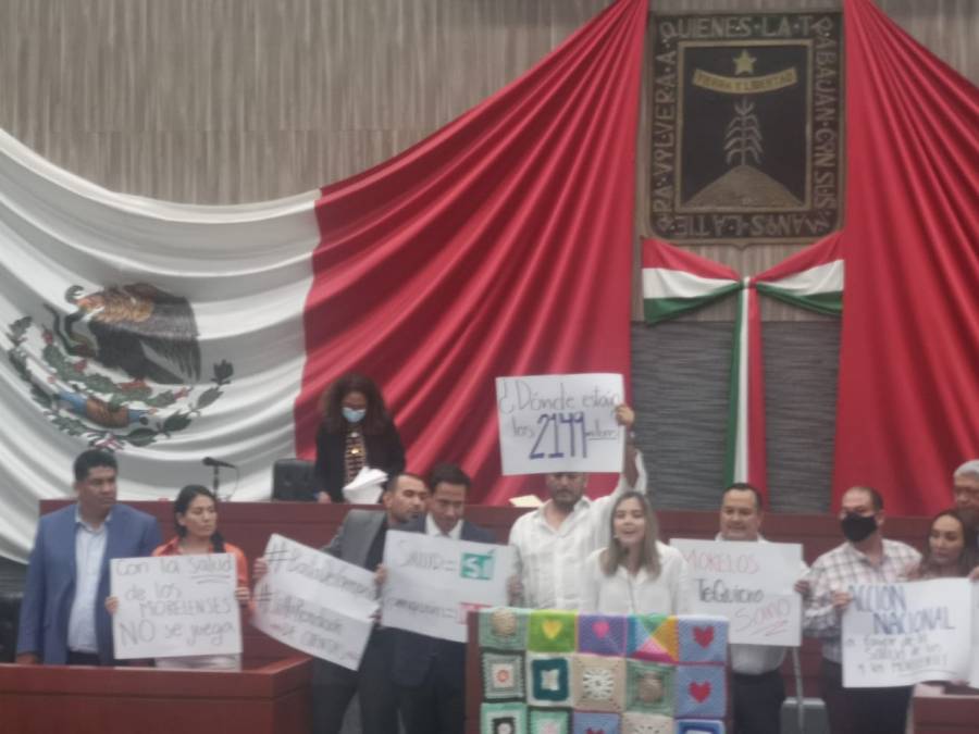 Exige Congreso de Morelos al Gobernador ejercer los 2 mil millones etiquetados al rubro de Salud