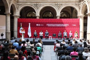 Sheinbaum presenta la Consulta de los Proyectos del Plan General de Desarrollo y del Programa General del Ordenamiento Territorial