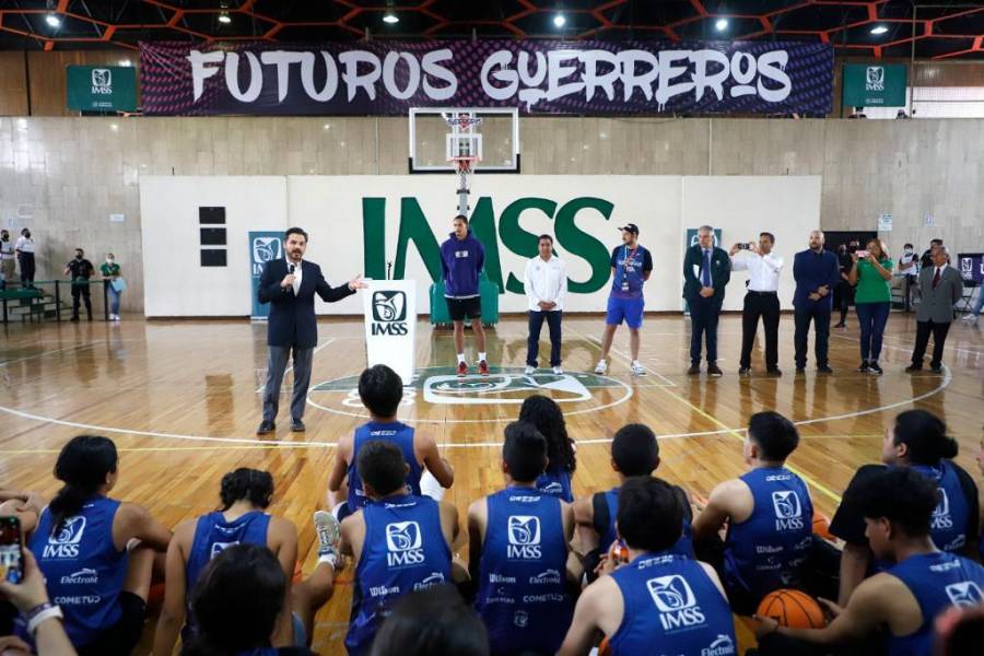 IMSS, Juan Toscano y Guerreros por México coordinan esfuerzos para la primera Clínica de Basquetbol de Alto Rendimiento