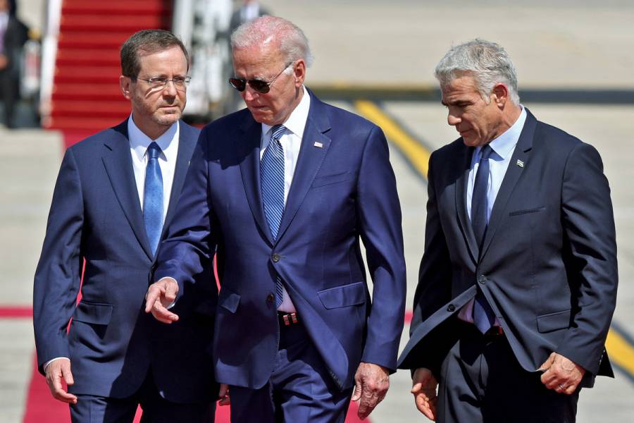 Joe Biden llega a Israel en su primera gira a Oriente Medio como presidente